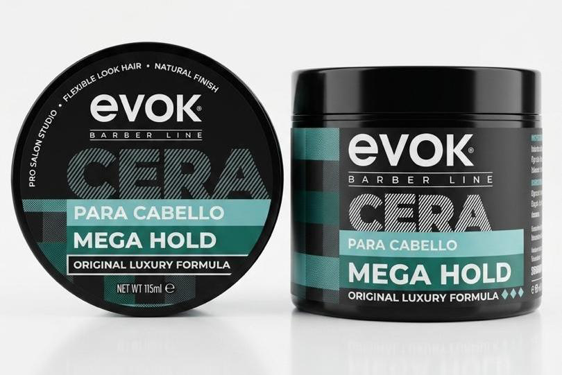 Cera evok Barber Line Mega Hold para cabello